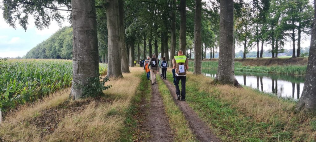 Klimapilger überqueren Grenze zu den Niederlanden