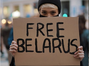 „Frieden, Freiheit und Gerechtigkeit für Belarus“